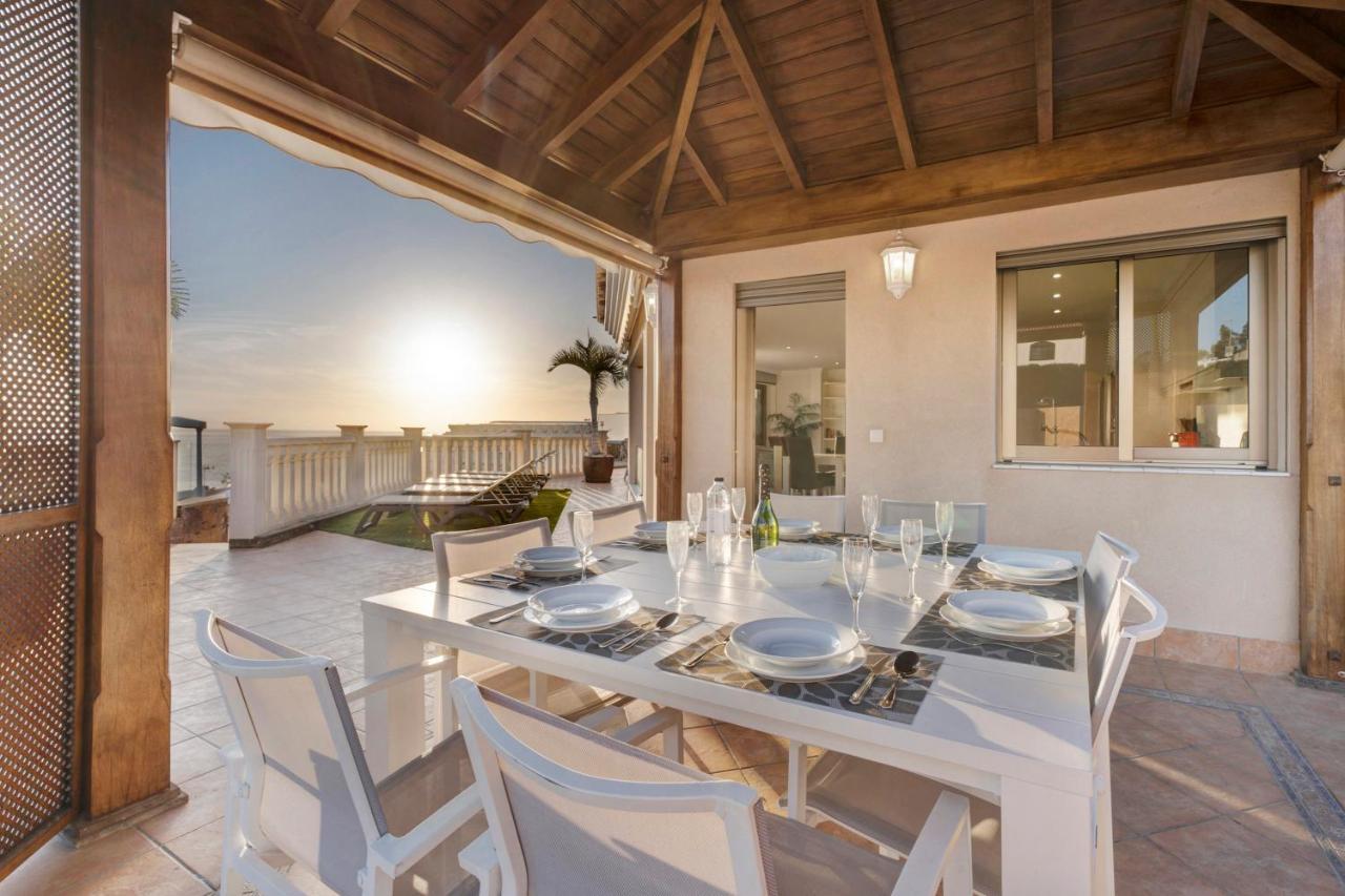 Magnifica Villa Happy Holidays Con Piscina En Los Gigantes Puerto de Santiago  Eksteriør billede