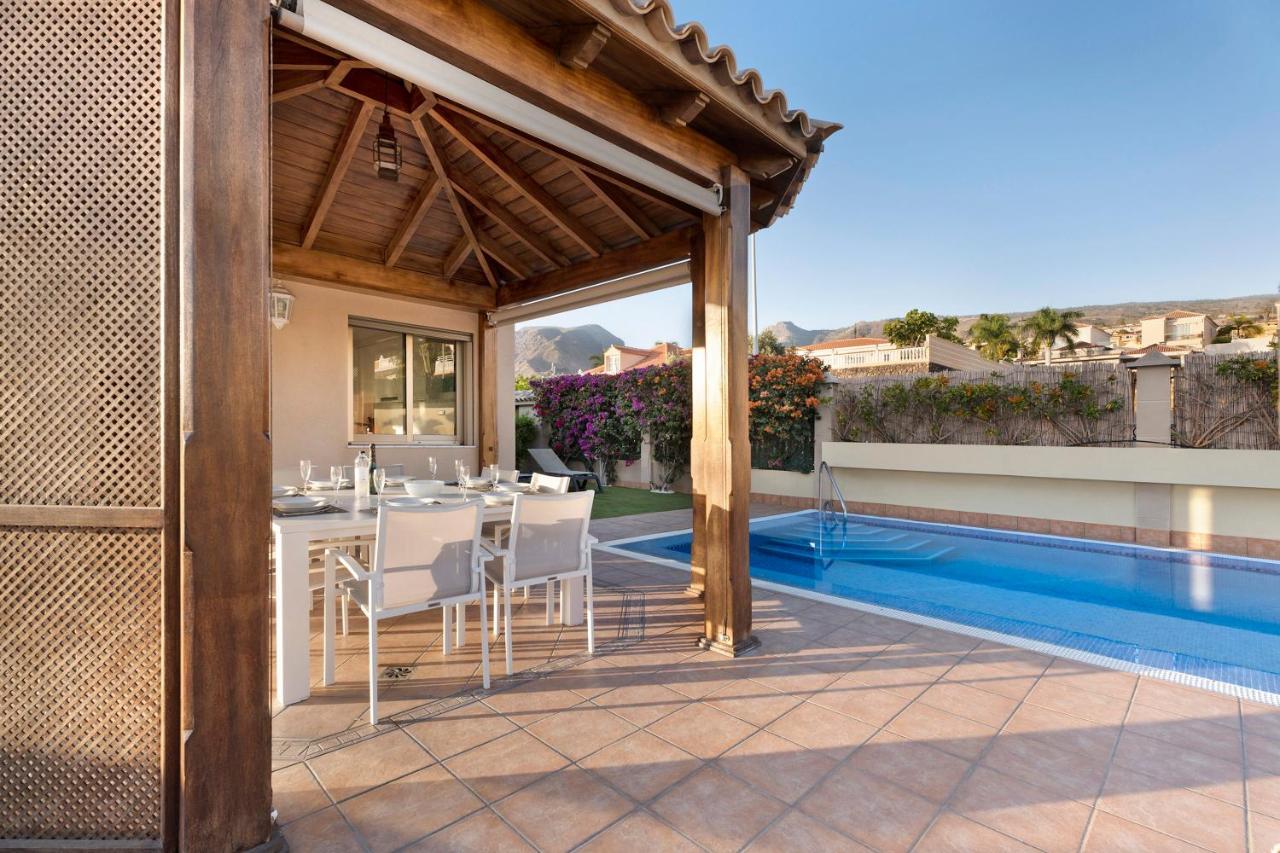 Magnifica Villa Happy Holidays Con Piscina En Los Gigantes Puerto de Santiago  Eksteriør billede